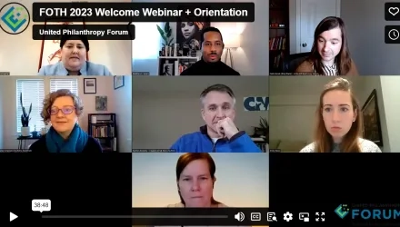 FOTH 2023 Welcome Webinar + Orientation: 1/11/23